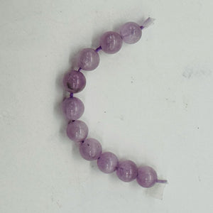 Kunzite AAA Round Bead Parcel | 6mm | Lavender | 8 Beads |