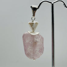 Load image into Gallery viewer, Kunzite and Triangle Pearl Sterling Silver Pendant | 2&quot; Long | Pink | 1 Pendant|

