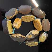 Load image into Gallery viewer, Chrysocolla Agate Faceted Free Form | 29x18x15 to 35x19x12mm | Lavender Clear |
