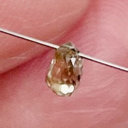 0.22cts Natural Champagne Diamond Briolette Bead 6569XI