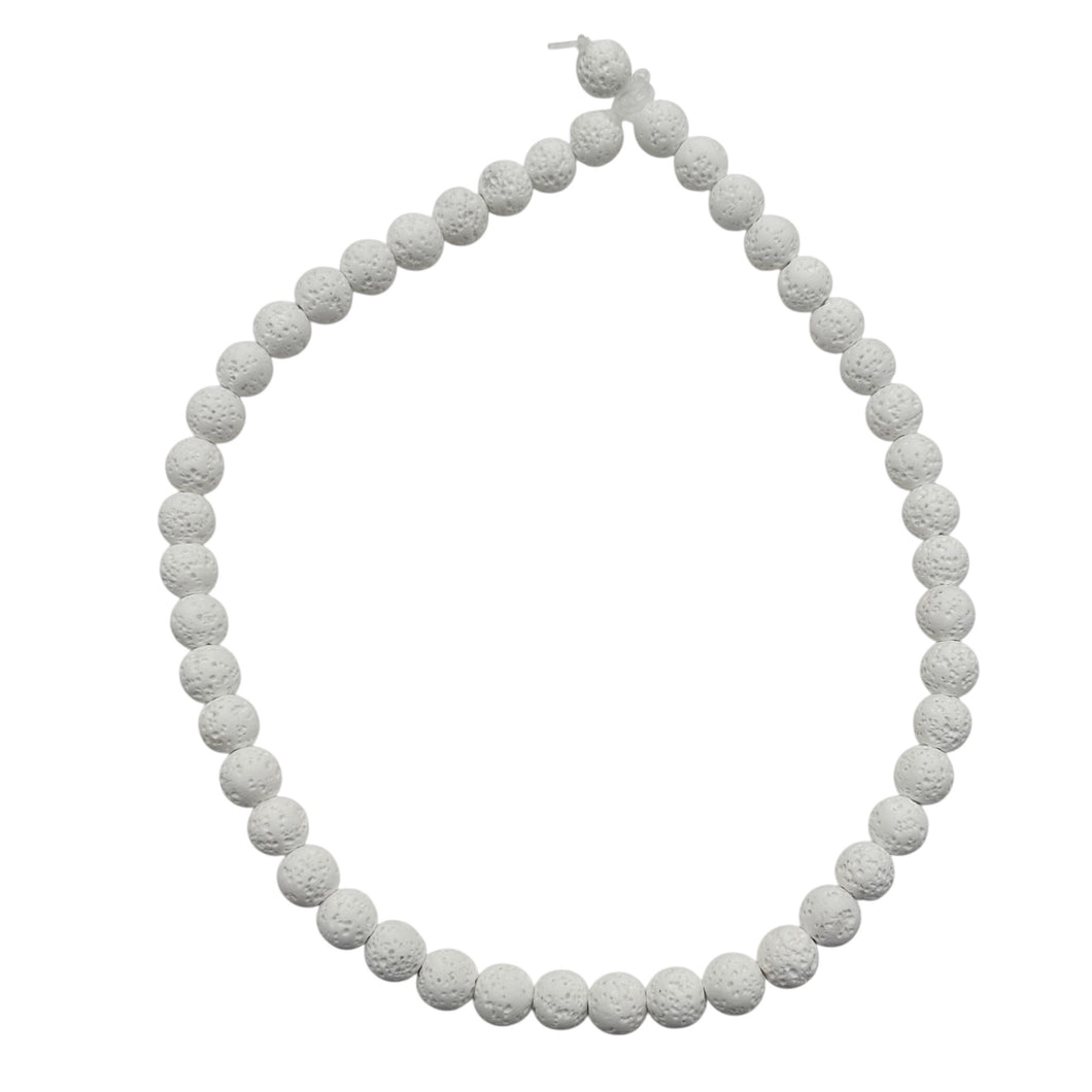 Lava Stone Round Beads 16