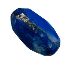 Load image into Gallery viewer, Blue Lapis Lazuli Designer Cut Pendant Bead 93ct 39x21x13mm Afghanistan
