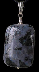 Stormy Purple Sky Jasper & Silver Pendant 507385C