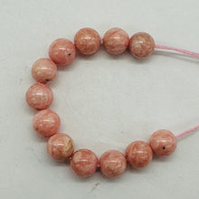 Load image into Gallery viewer, 12 Pink Rhodochrosite 6mm Round Beads
