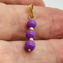 Load image into Gallery viewer, Phosphosiderite Dangle 14K Gold Filled Pendants | 1 1/4" long | Lavender |
