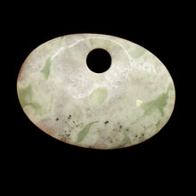 Load image into Gallery viewer, Harmony Stone Oval Centerpiece Bead - Snowy Lands| 63x45x8mm | 1 Bead |
