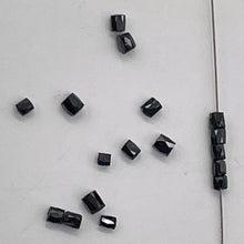 Load image into Gallery viewer, Natural Black Diamond 1.1cts Scissor Cut Cube Beads | 1x1mm to 2x1mm | 16 Beads|
