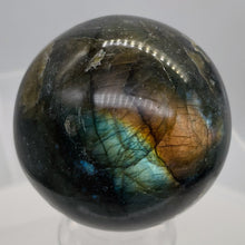 Load image into Gallery viewer, Labradorite 186g Round Collector's Sphere | 1 9/10" |Green Gray Flash| 1 Sphere|
