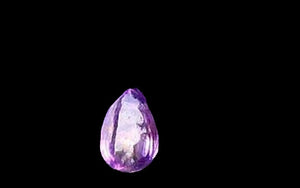 1 Gem Quality 9x6x3.5mm Amethyst Pear Briolette Bead 6101