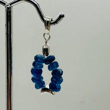 Load image into Gallery viewer, Dazzle Blue Apatite Moon Goddess 14K Gold Filled Pendant | 1" Long |
