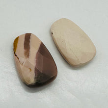 Load image into Gallery viewer, 1 Pink Mookaite Faceted 28x18mm Pendant Bead 4686

