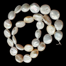 Load image into Gallery viewer, Amazing Natural Multi-Hue FW Coin Pearl Strand 104757B
