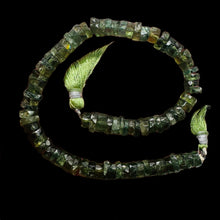 Load image into Gallery viewer, Tsavorite Garnet 6x2mm Faceted Rondelle Bead Strand | 1&quot; Long | Green| 80 Beads|
