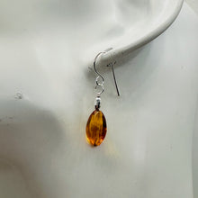 Load image into Gallery viewer, Amber and Pearl 14K Gold Filled Pendant | 1&quot; Long | Yellow, White | 1 Pendant |
