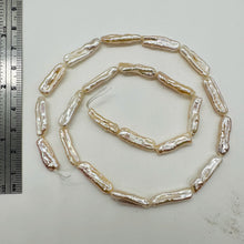 Load image into Gallery viewer, Natural Peachy Pink Biwa FW Pearl Strand4450
