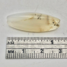 Load image into Gallery viewer, Pristine White Dendritic 28x10x10mm Opal Triangle cut Bead Strand
