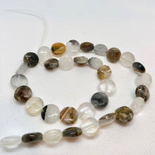 Load image into Gallery viewer, Opal in Quartz 12mm Coin Beads 9341
