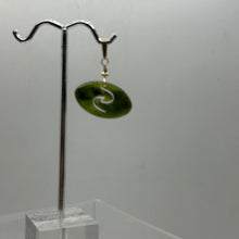 Load image into Gallery viewer, Jade New Zealand Maori Koru 14K Gold Filled Pendant | Green | 1&quot; Long |
