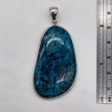 Load image into Gallery viewer, Chrysocolla Sterling Silver Oval Pendant | 3 1/4&quot; Long | Blue, Green| 1 Pendant|
