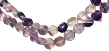 Load image into Gallery viewer, Adorable Multi-Hue Fluorite Coin Bead 8 inch Strand 9535xHS
