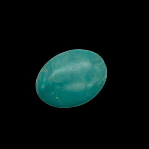 Natural Blue-Green 16x12mm Skipping Stone Bead