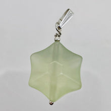 Load image into Gallery viewer, Jade Star Sterling Silver Pendant | Minty Green | 1 1/4&quot; Long | 1 Pendant |
