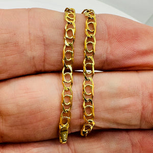 Italian! Elegant Solid 14K Gold Chain 7" Bracelet! 9783