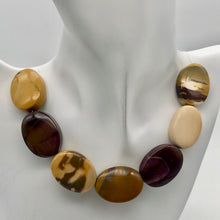 Load image into Gallery viewer, Fab 2 Mookaite 30x22x10mm Oval Pendant Beads
