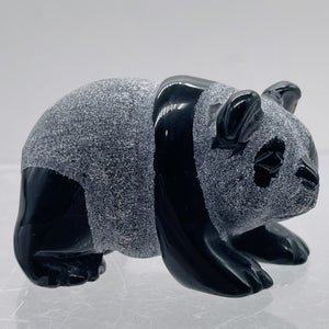 Walking Koala Panda Bear | 1 Figurine | | 43x28x23mm | Black, GRAY