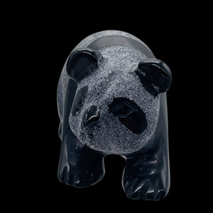 Walking Koala Panda Bear | 1 Figurine | | 43x28x23mm | Black, GRAY