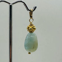 Load image into Gallery viewer, Aquamarine 14K Gold Filled Drop Pendant | 1 1/2&quot; Long | Aqua | 1 Pendant |
