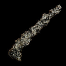 Load image into Gallery viewer, Silver Gray Fulgurite Lightning-Fused Hollow Tube Specimen 5 Inch
