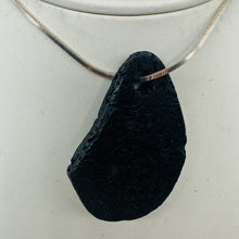 Load image into Gallery viewer, Lava Stone Carved Teardrop Pendant Beads | 52x36x6mm | Black | 2 BeadS |
