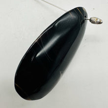 Load image into Gallery viewer, Sardonyx Large Designer Teardrop Pendant Bead | 64x33x6mm| Black.White| 1 Bead}

