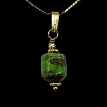 Load image into Gallery viewer, Gaspeite AAA 14K Gold Filled Pendant | 3/4&quot; Long | Green, Brown |
