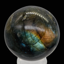 Load image into Gallery viewer, Labradorite 186g Round Collector's Sphere | 1 9/10" |Green Gray Flash| 1 Sphere|
