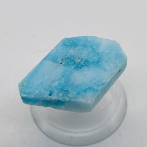 36cts Druzy Natural Hemimorphite Pendant Bead | Blue | 32x21x10mm | 1 Bead |