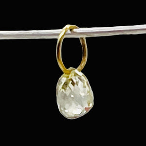 0.28cts Natural Canary Diamond 18K Gold Pendant 8798J