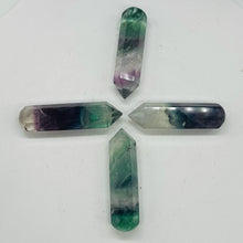 Load image into Gallery viewer, Soothing! Multi Hued Fluorite 2 1/4&quot; Massage Crystal | Purple, Green, Clear|1 |
