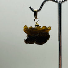 Load image into Gallery viewer, Powerful Tiger's Eye Winged Dragon 14K Yellow Gold Filled Pendant | Bronze |
