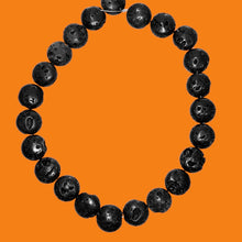 Load image into Gallery viewer, Dawn of Creation Lava Disc Focal Bead Strand | 18x11mm | 23 Beads |
