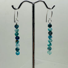 Load image into Gallery viewer, Stunning AAA Blue Kyanite Sterling Silver Earrings | 2&quot; (Long) | Blue |
