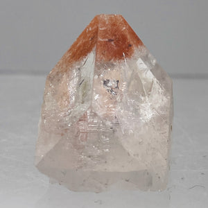 Apophyllite Stilbite 12g Collectors Crystal Pyramid | 24x26x11mm | Clear, Pink |