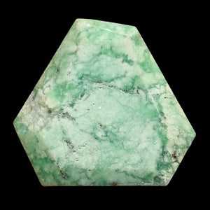 Chrysoprase 21g Freeform Pendant Bead | 35x39x10mm | Green | 1 Pendant Bead |