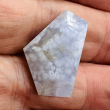 Load image into Gallery viewer, Chalcedony Druzy 20ct Designer Cut Pendant Bead | 26x16x8mm | Blue | 1 Bead |
