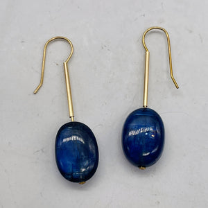 Stunning AAA Blue Kyanite 14Kgf Earrings 5712