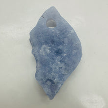 Load image into Gallery viewer, Druzy Blue Chalcedony Designer Pendant Bead |178cts | 69x35x11mm | 1 Bead |
