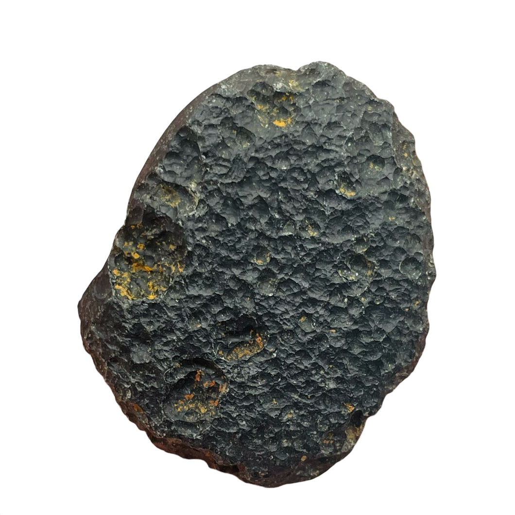 Tektite Meteorite Natural Specimen | 19g| 39x31x10mm| Black| 1 Display Specimen|