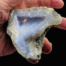 Load image into Gallery viewer, Chalcedony 231g Natural | 4x2 1/2x1x1/2&quot; | Blue White Gray | 1 Specimen
