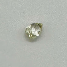 Load image into Gallery viewer, Natural Canary Diamond 4.25x3mm Briolette Bead .27cts 6111
